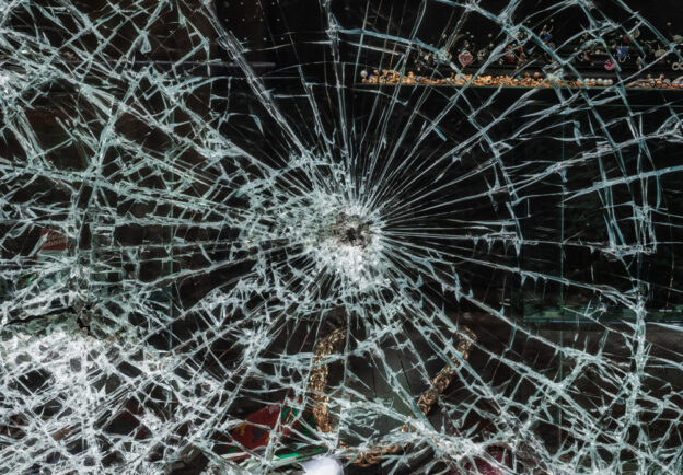 Rear Window Damage